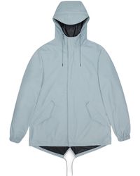 Rains - Long-Sleeved Hooded Casual Jacket - Lyst