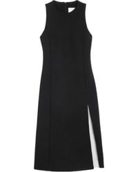 Ami Paris - Ami Sleeveless Midi Dress - Lyst