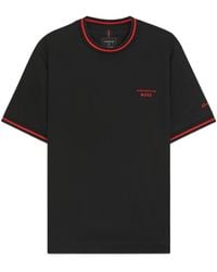 BOSS - X Porsche Contrast-Trim T-Shirt - Lyst