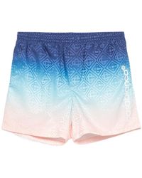 CASABLANCA - Jacquard Gradient Swim Shorts - Lyst