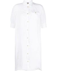 Fay - Short-Sleeved Shirt Dress - Lyst