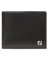 Fendi - Squared Ff Bi-Fold Wallet - Lyst