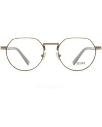 ZEGNA - Erz Round Glasses - Lyst