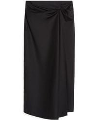 Max Mara - Cotton-Blend Midi Skirt - Lyst