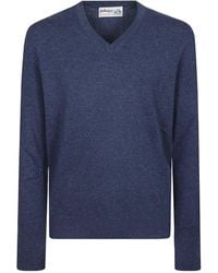 Ballantyne - V-Neck Cashmere Sweater - Lyst