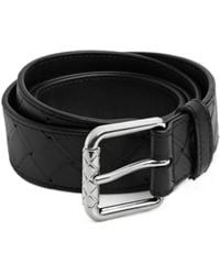 Bottega Veneta - Intrecciato Stamp Belt - Lyst