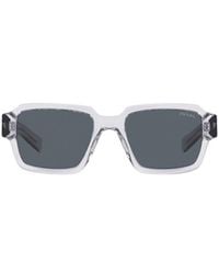 Prada - Eyewear Rectangular Frame Sunglasses - Lyst