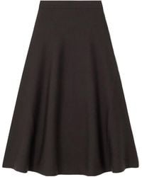 Gabriela Hearst - Freddie Wool, Silk And Cashmere-Blend Midi Skirt - Lyst