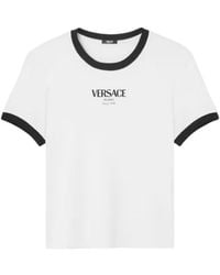 Versace - T-Shirt With Logo - Lyst