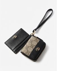 Gucci - Gg Marmont Bi-Colour Zip Around Wallet - Lyst