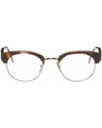 Thom Browne - Tortoiseshell-Effect Glasses - Lyst
