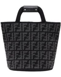 Fendi - Ff Monogrammed Shopping Bag - Lyst