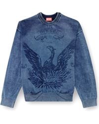 DIESEL - K-Fenicol Crewneck Jumper - Lyst