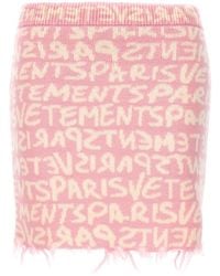 Vetements - Graffiti Monogram Skirt - Lyst