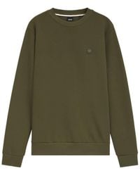 BOSS - Cotton-Blend Sweatshirt With Double B Monogram - Lyst