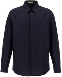 Valentino - Toile Iconographe Jacquard Straight Hem Shirt - Lyst
