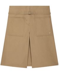Courreges - Back-Panel Belted Shorts - Lyst