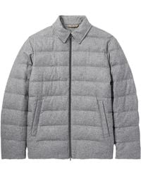 Herno - Long-Sleeved Zip-Up Down Jacket - Lyst
