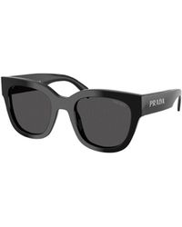 Prada - Eyewear Cat-Eye Frame Sunglasses - Lyst
