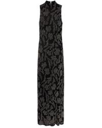 Veronica Beard - Sylven Beaded Georgette Maxi Dress - Lyst