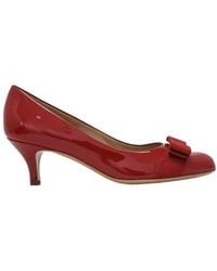 Ferragamo - Bow-Tie High Heels - Lyst