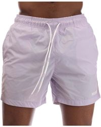 BOSS - Haiti Contrast Logo Swim Shorts - Lyst