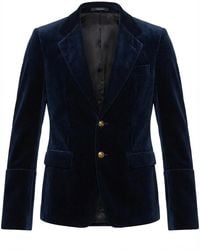 Gucci - Stretch Velvet Formal Jacket - Lyst