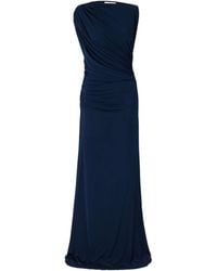 Alex Perry - Ruched Draped Jersey Gown - Lyst