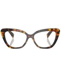 Miu Miu - Eyewear Cat-Eye Glasses - Lyst