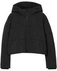 Burberry - Hooded Cropped Quilted Down Jacket - Lyst