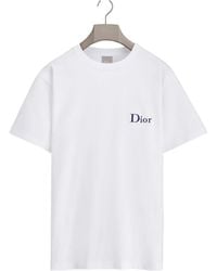 Dior - T-Shirt With Embroidery, Relaxed Fit - Lyst