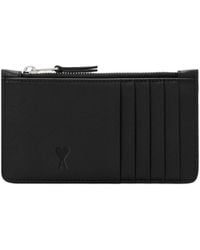 Ami Paris - Zipper Card Holder - Lyst