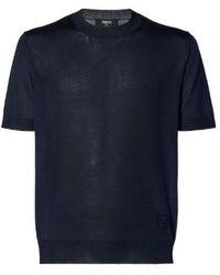 Fendi - Short Sleeved Knitted Sweater - Lyst
