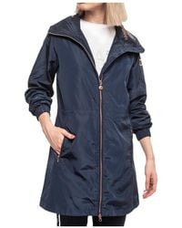 Emporio Armani - Logo Long Casual Jacket - Lyst