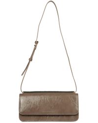 Brunello Cucinelli - Logo Embossed Shoulder Bag - Lyst