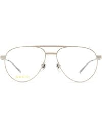 Gucci - Eyewear Pilot-Frame Glasses - Lyst