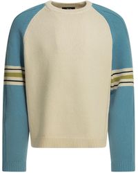 Stussy - Stüssy Logo Sleeve Knitted Jumper - Lyst