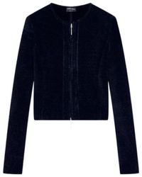 Giorgio Armani - Chenille-Effect Zip-Up Jacket - Lyst