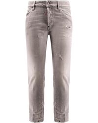 DSquared² - Low-Rise Distressed Jeans - Lyst