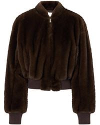 Stella McCartney - Plush Bomber Jacket - Lyst