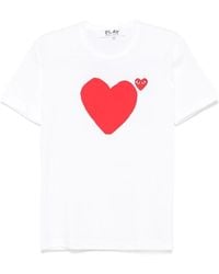 COMME DES GARÇONS PLAY - Short-Sleeved T-Shirt - Lyst
