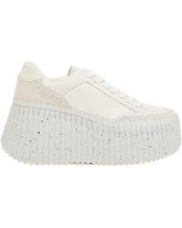 Chloé - Patchwork Thick-Soled Moccasin Shoes - Lyst