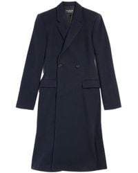 Balenciaga - Collared Button-Up Coat - Lyst