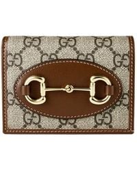 Gucci - Horsebit 1955 Card Case Wallet - Lyst