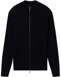 ARMANI EXCHANGE - Zip-Up Cardigan - Lyst