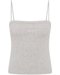 St. Agni - Organic Cotton Square Neck Cami - Lyst