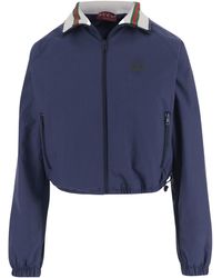 Gucci - Striped Collar Jacket - Lyst