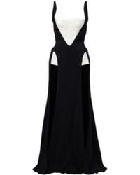 Mugler - Re/Edit Jeu De Paume Crêpe Gown - Lyst