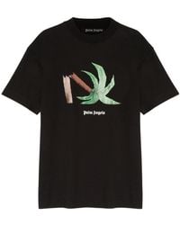 Palm Angels - Broken Palm Print T-Shirt - Lyst