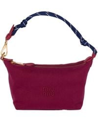 Miu Miu - Gabardine Small Bag - Lyst
